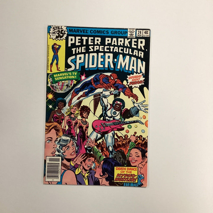 Spectacular Spider-man #24 1978 FN 1st Appearance Hypno-hustler Cent Copy