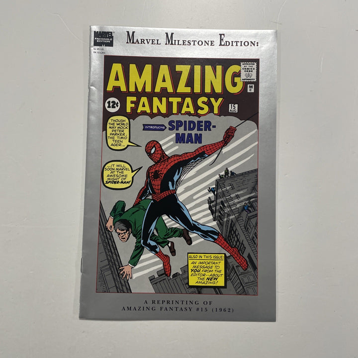 Amazing Fantasy #15 1996 FN+ Marvel Milestone Facsimile Edition *See Description0