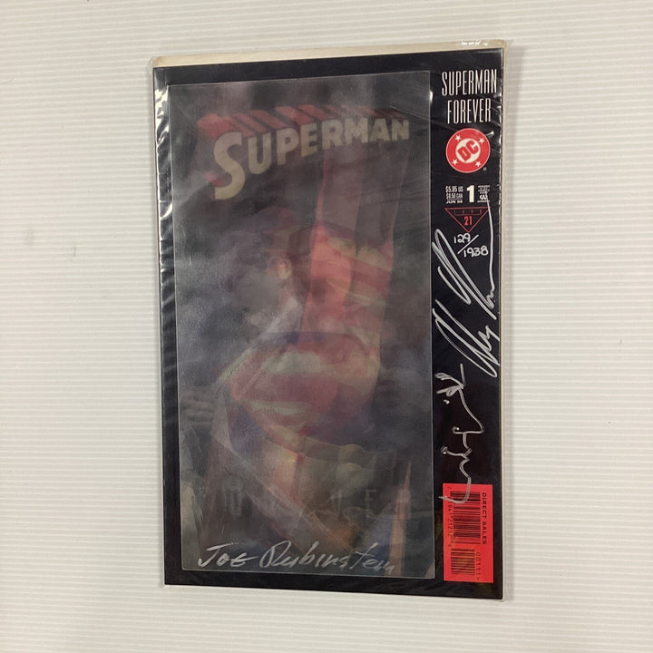 Superman Forever #1 1998 Lenticular Cover Signed Alex Ross0