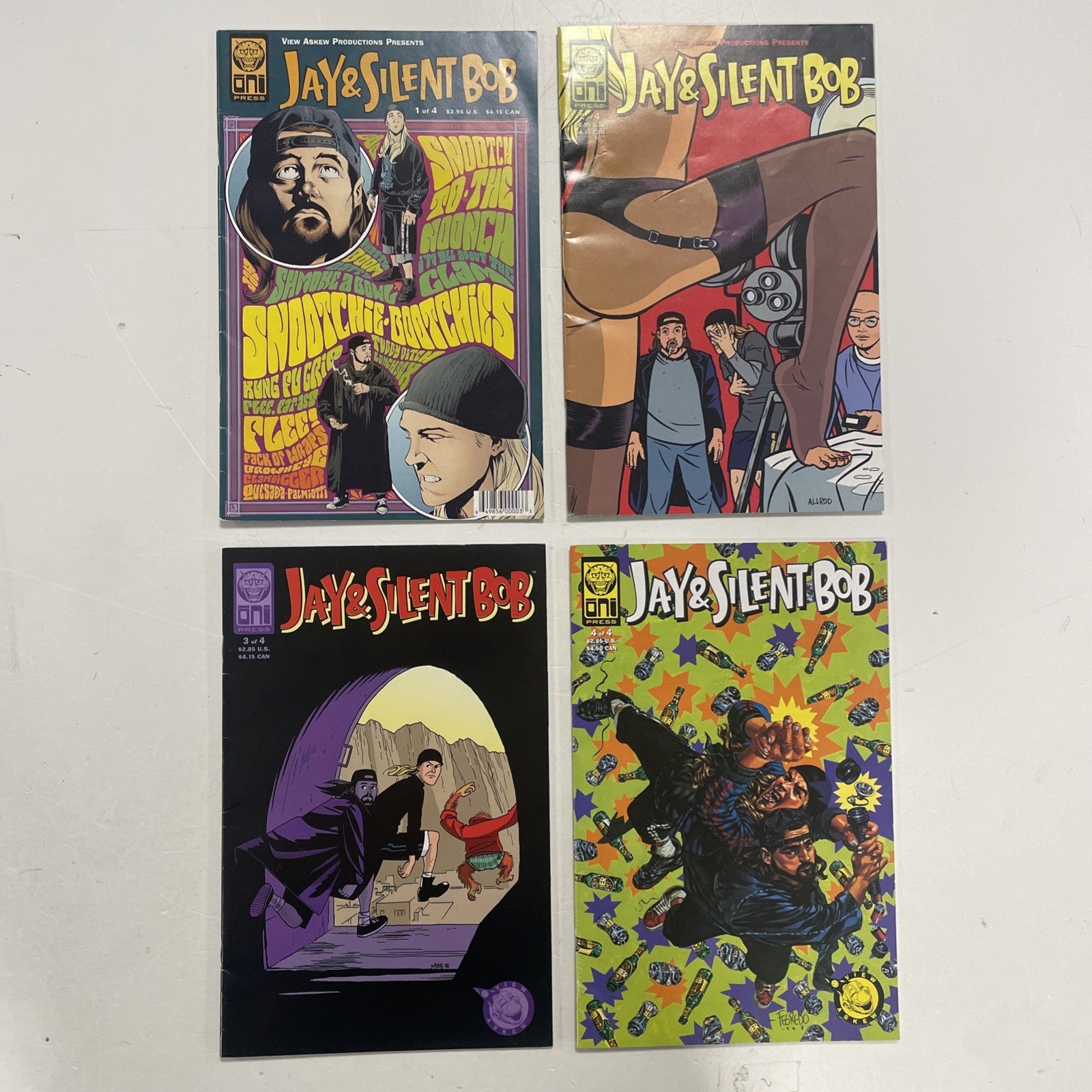 Jay and Silent Bob #1-4 1998 Mid Grades Complete Set0