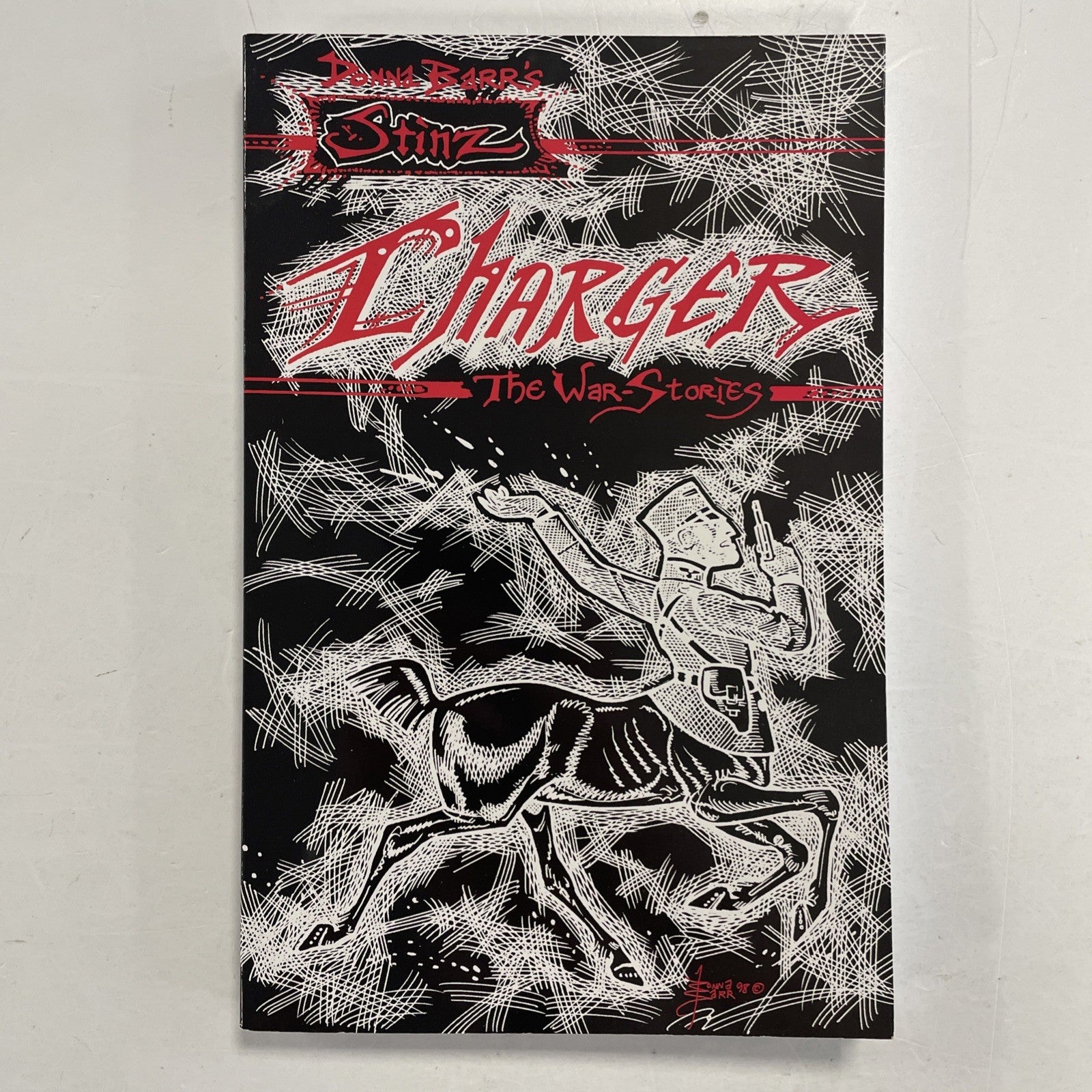 Donna Barr’s Stinz Charger The War Stories 1999 Signed and remarked Paperback0