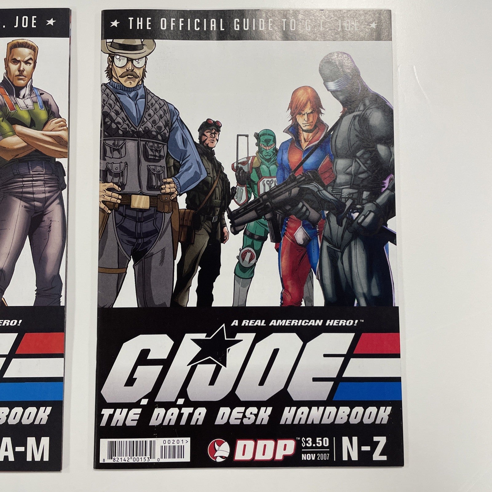 GI Joe Data Desk Handbooks A-M and N-Z 2007 DDP4
