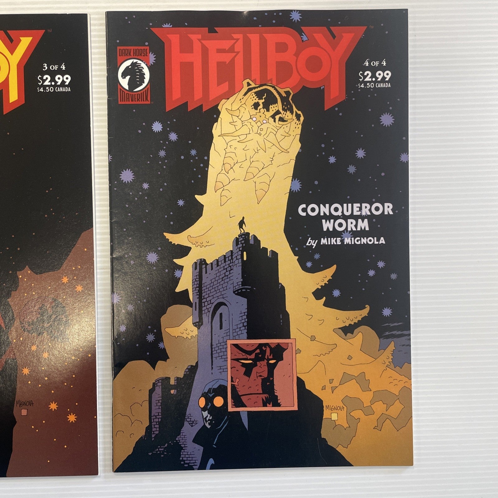 Hellboy: Conqueror Worm #1-4 2001 VF Complete Set4