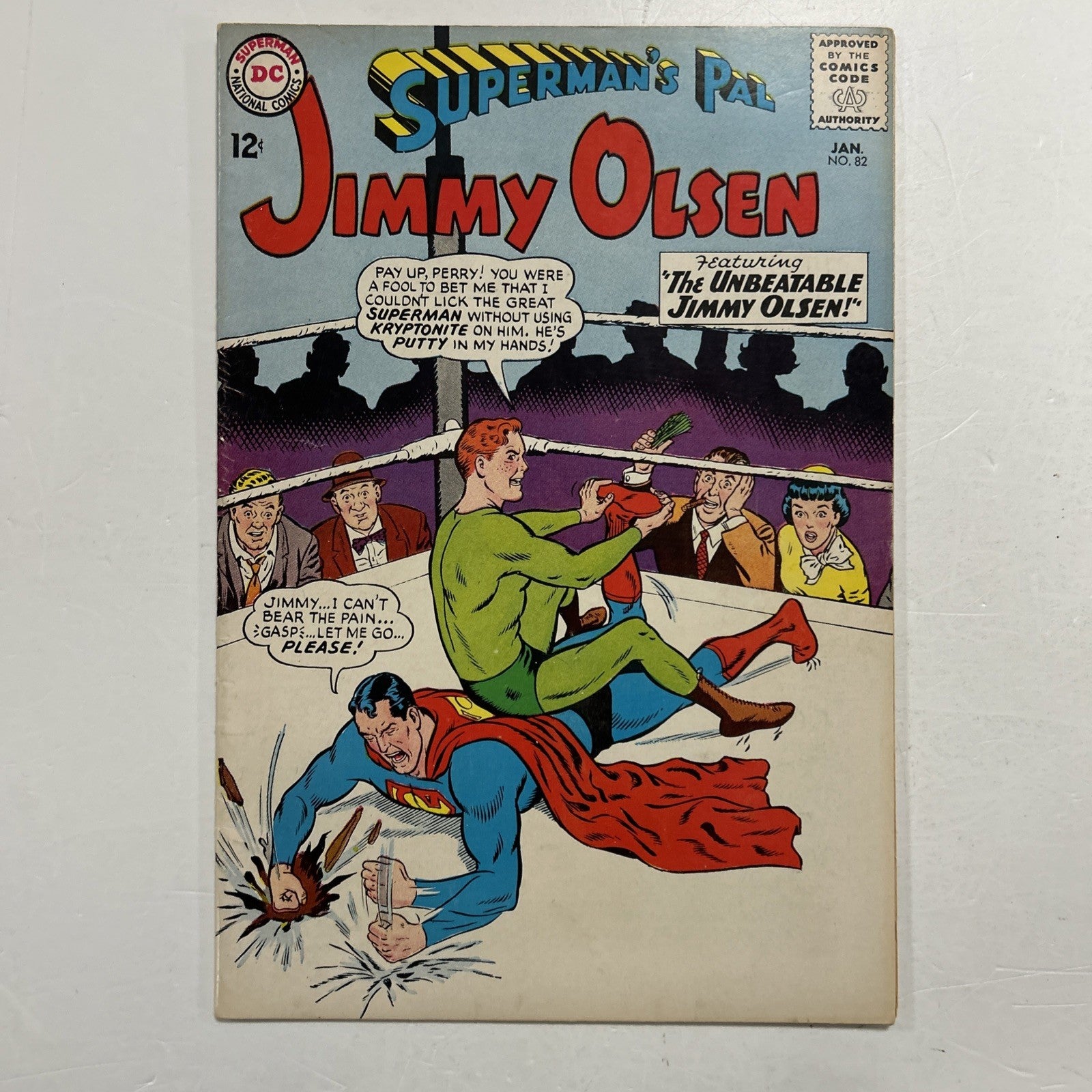 Superman's Pal Jimmy Olsen #82 1965 VG+ Pence Stamp0