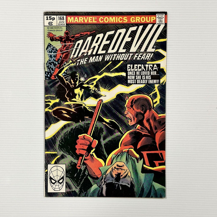 Daredevil #168 1980 VF- 1st Appearance of Elektra Pence Copy