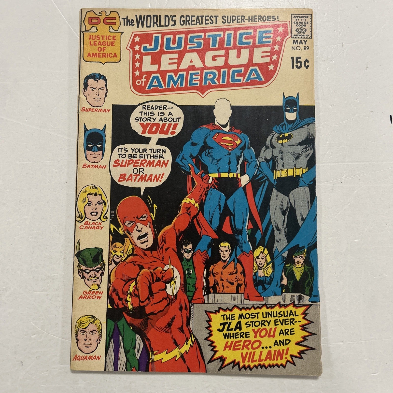 Justice League of America #89 1971 VG/FN Neals Adams Cover0