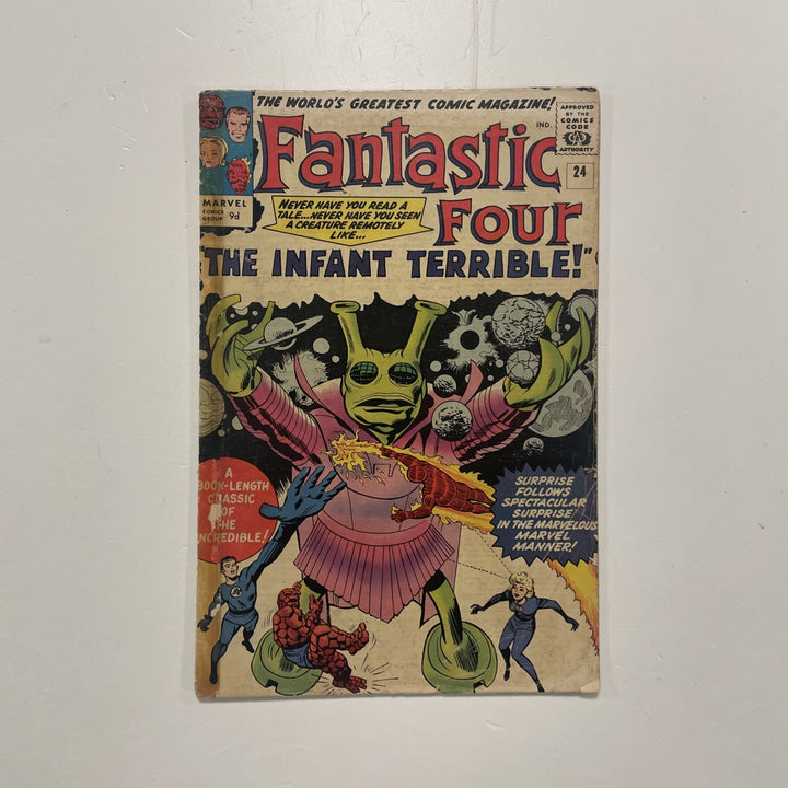 Fantastic Four #24 1964 GD 1st Appearance Infant Terrible Pence Copy *See Descri0