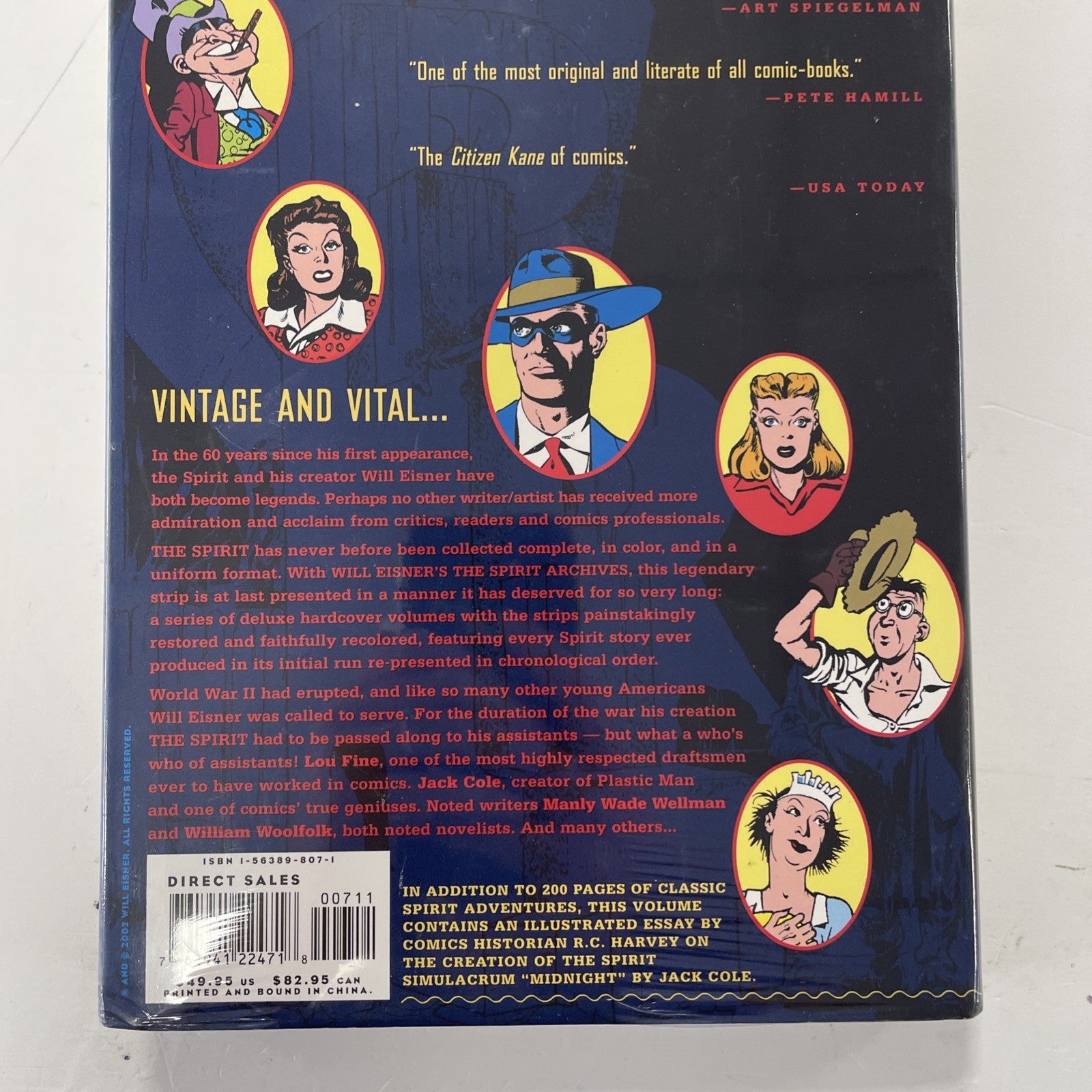 The Spirit Archive Will Eisner Vol 7 2002 HC Graphic Novel NEW5