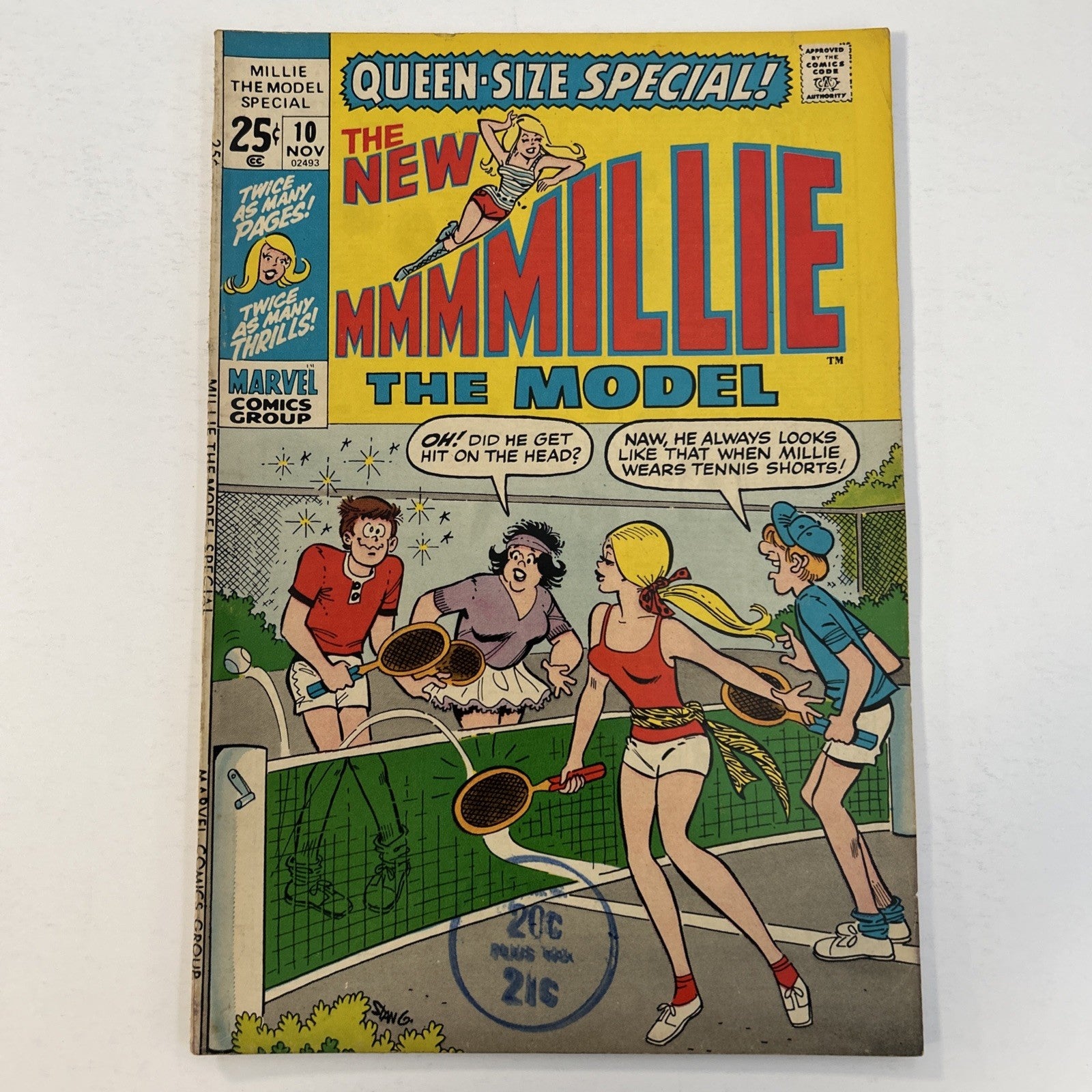Millie The Model Annual #10 1971 FN Cents Stamp1