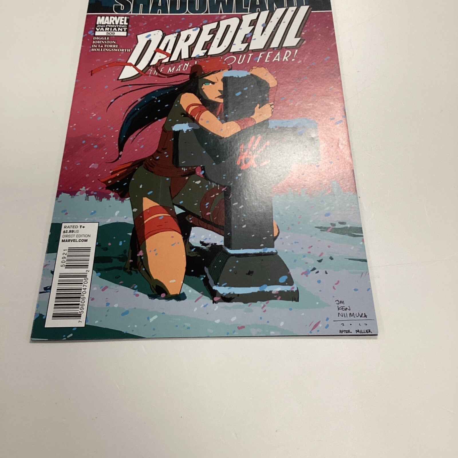 Daredevil #509 2010 VF/NM 2nd Print Variant2