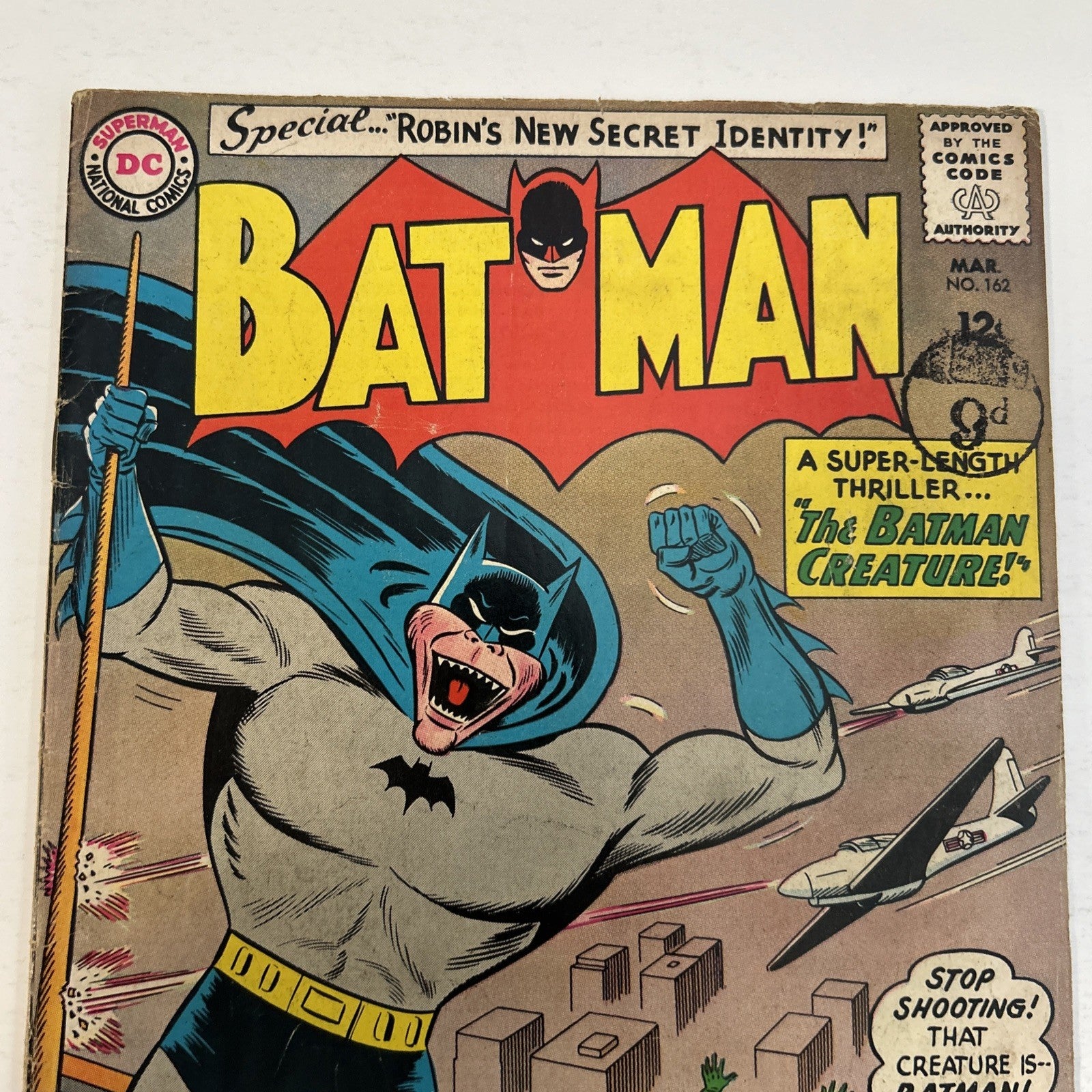 Batman #162 1964 VG Pence Stamp1