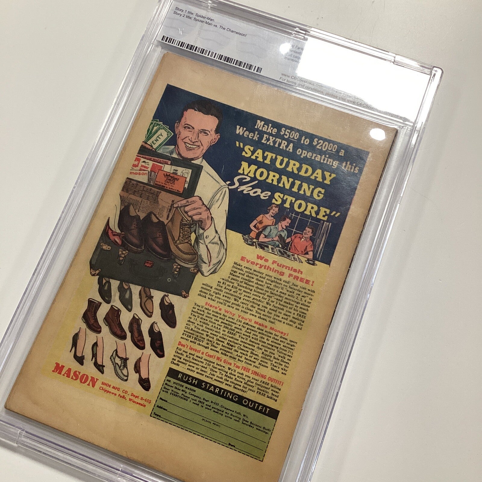 Amazing Spider-Man #1 1963 Off-White/White CBCS 5.5 UK Edition17