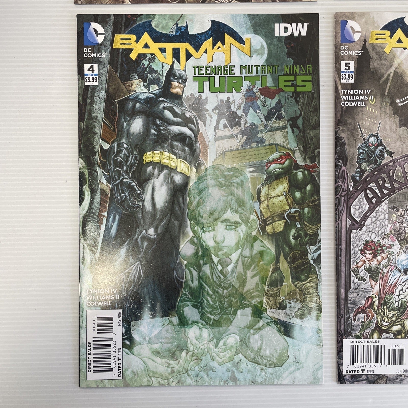 Batman / Teenage Mutant Ninja Turtles Adventures #1-6 2016 Complete Set **4