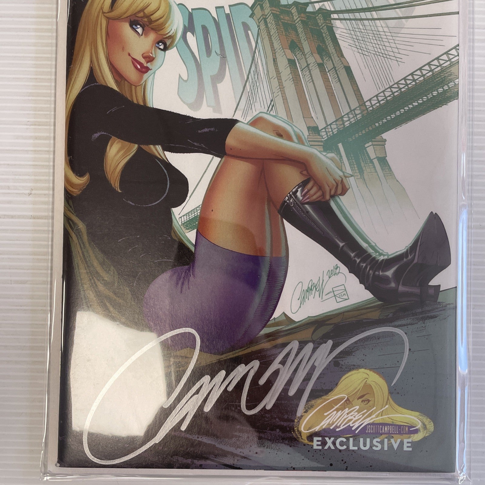 Amazing Spider-Man #800 2018 Signed J Scott Campbell Store Exclusive Variant F2