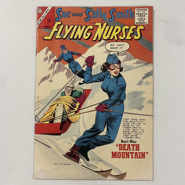 Sue and Sally Smith Flying Nurses 1962 #50 VG+ Pence copy **Rusted staples**