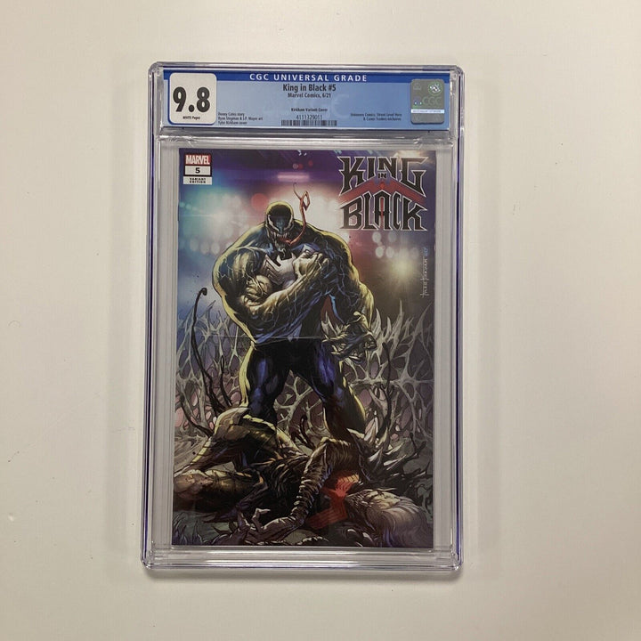 King In Black #5 CGC 9.8 Tyler Kirkham Muhammed Ali Homage Variant