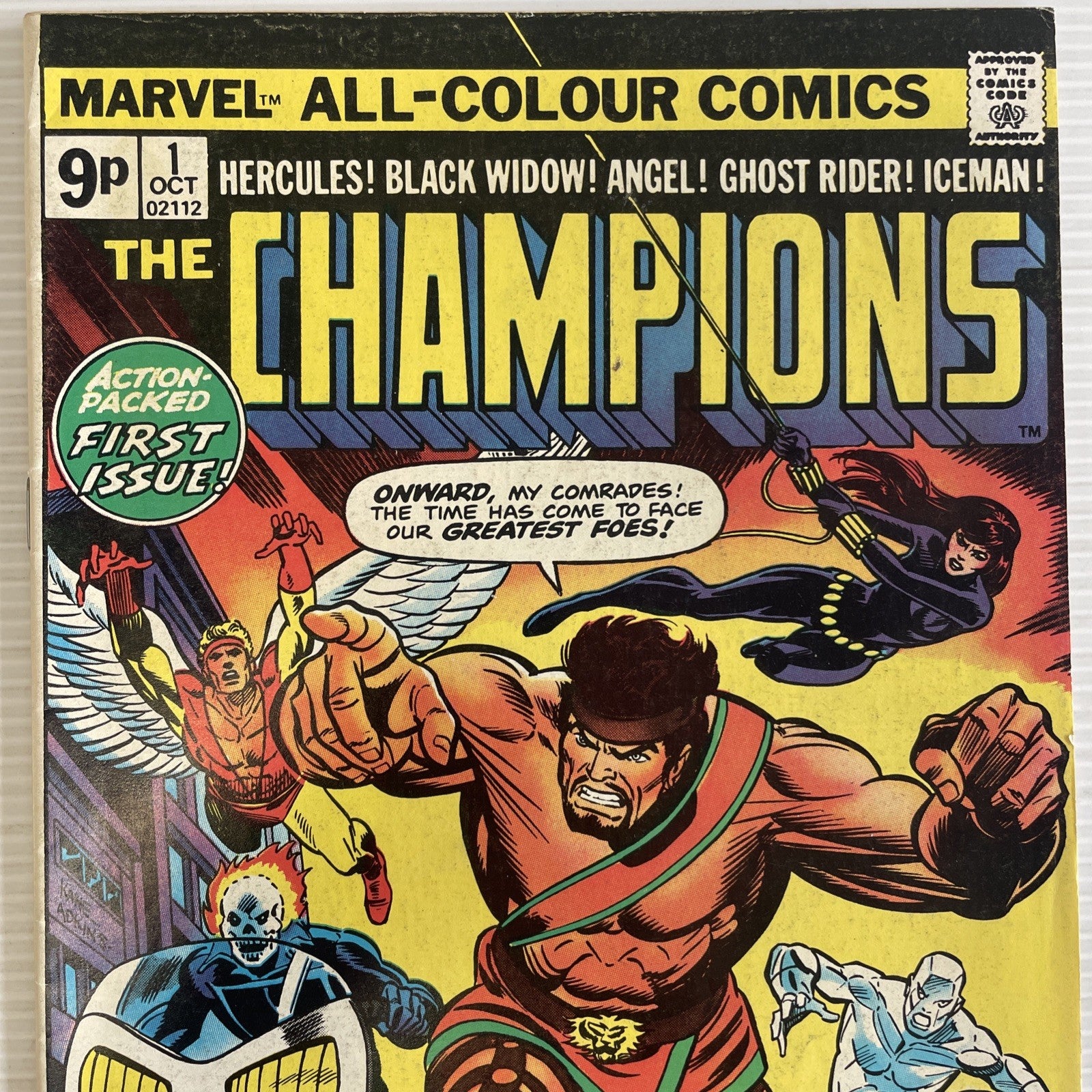 Champions #1 Marvel 1975 FN+ Pence Copy1