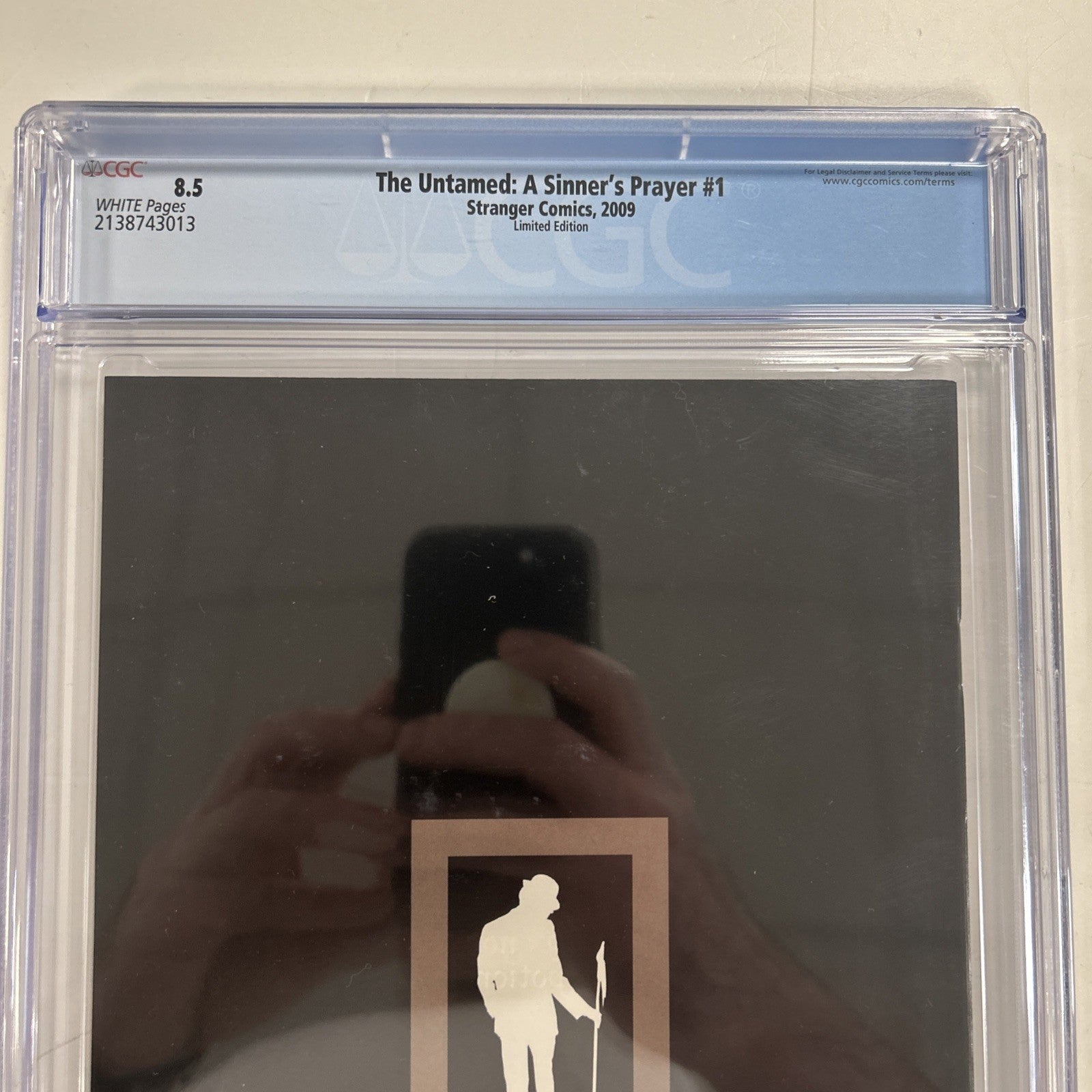 The Untamed: A Sinner's Prayer #1 2009 CGC 8.5 1:10 Variant Stranger Comics9