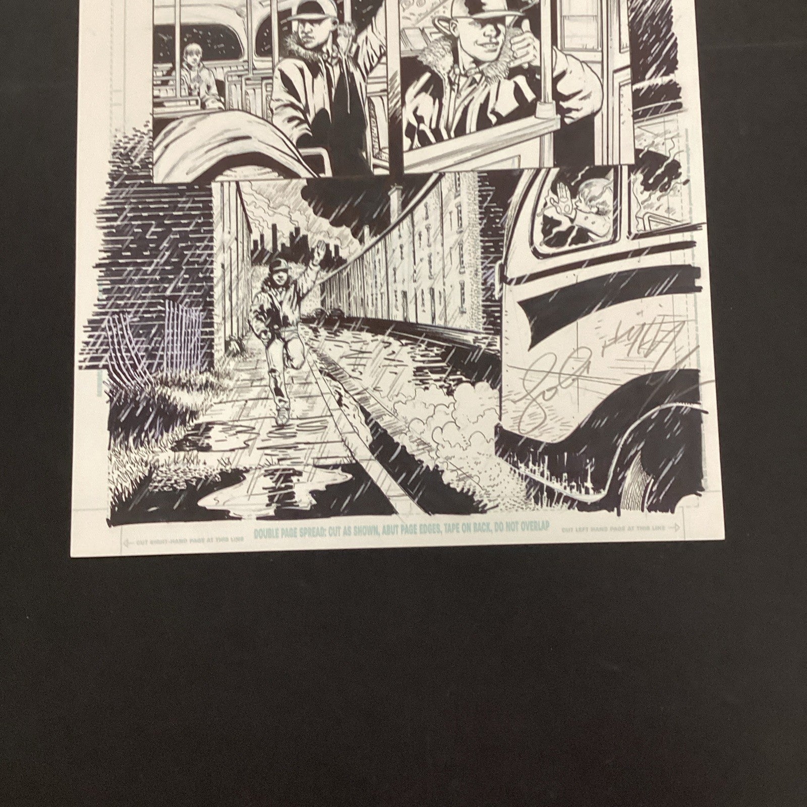 Original Artwork for Thunderbolt Jaxon #1 Page 11 By John Higgins 20062