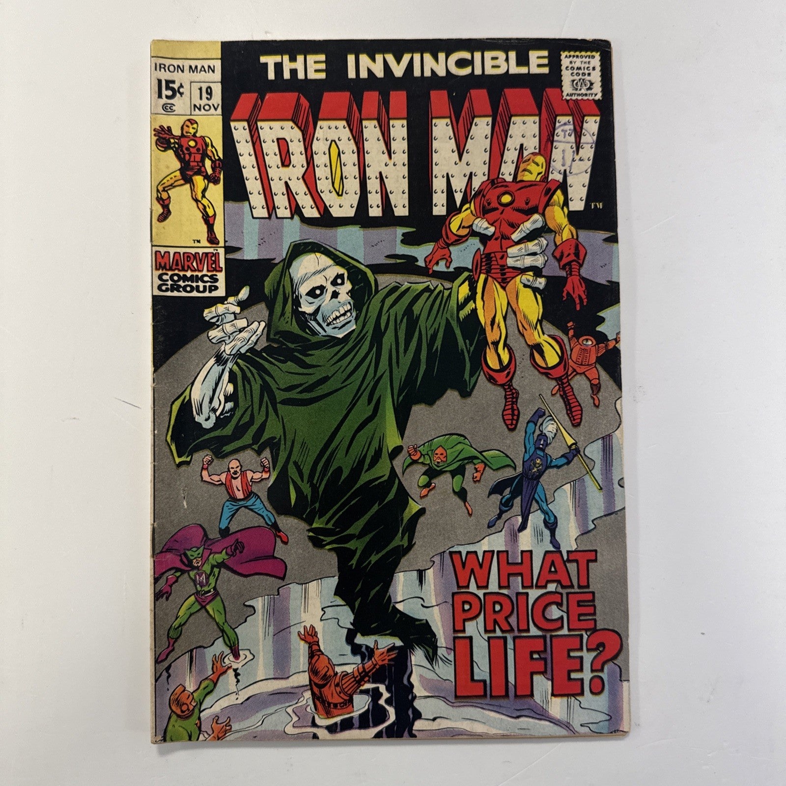 Iron Man #19 1969 VG+ Pence Stamp George Tuska0