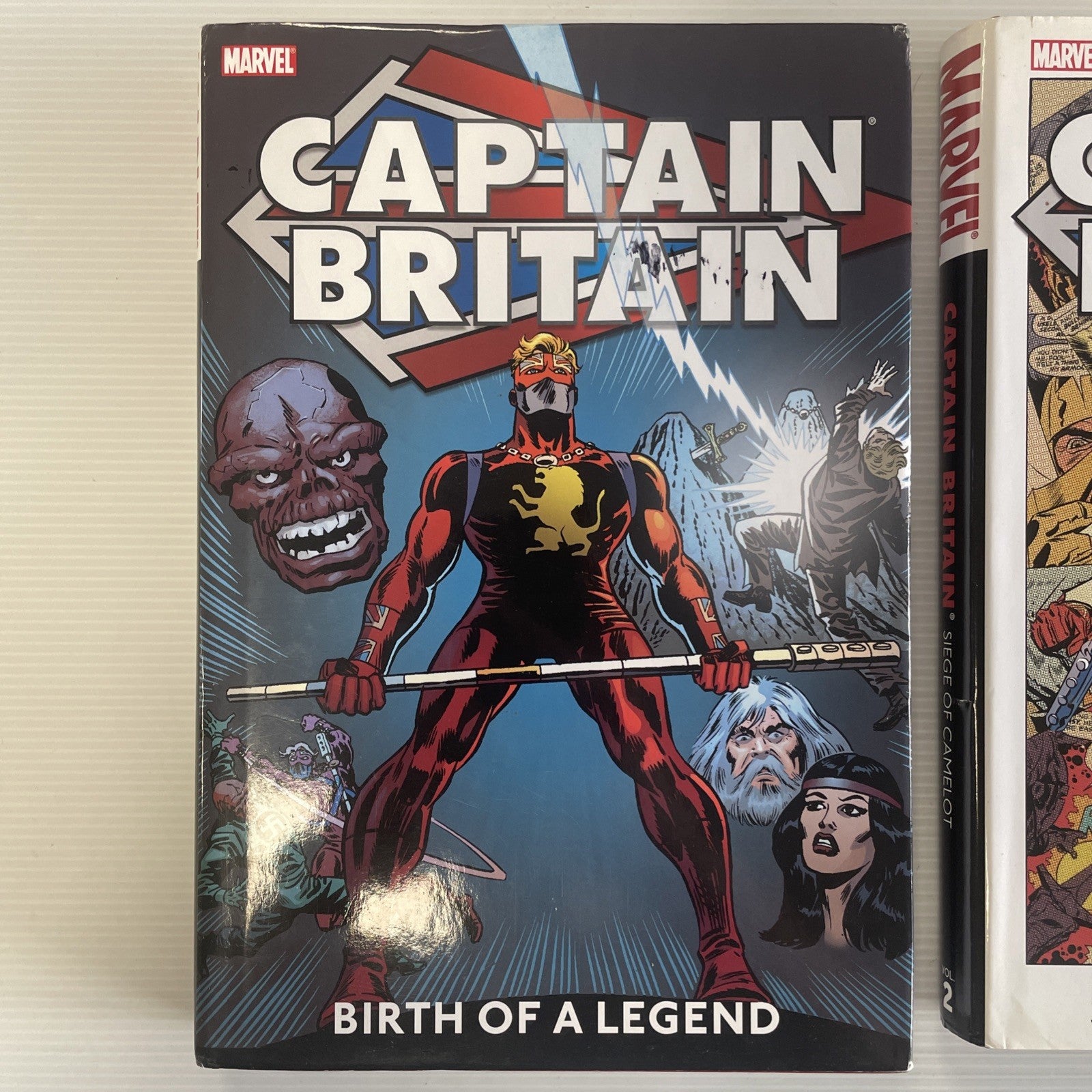 Captain Britain Vols 1 & 2 Set Birth Of A Legend, Siege of Camelot HC Graphic No1