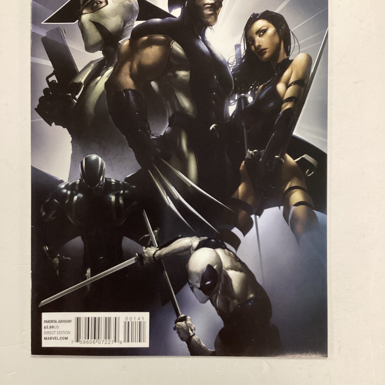 Uncanny X-Force #1 2010 VF/NM 1:25 Clayotn Crain Variant2