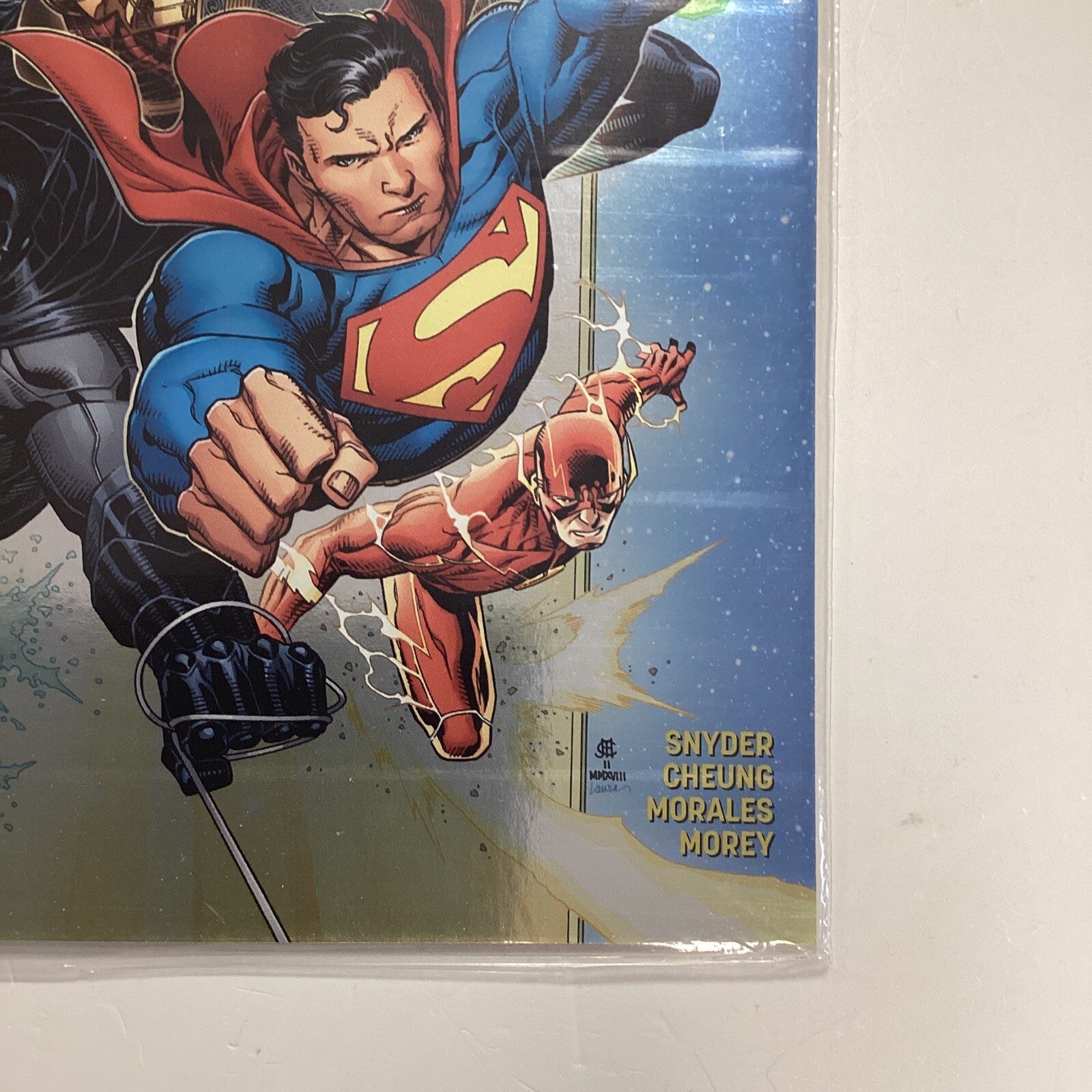 Justice League #1 2018 Artgerm Convention Gold Foil Variant in Sealed bag (1)5