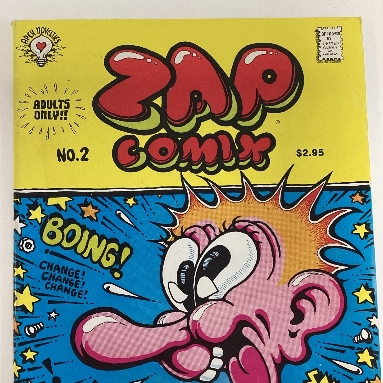Zap Comix #2 1968 6/7th Print **appears o be 6th or 7th print based on the price1