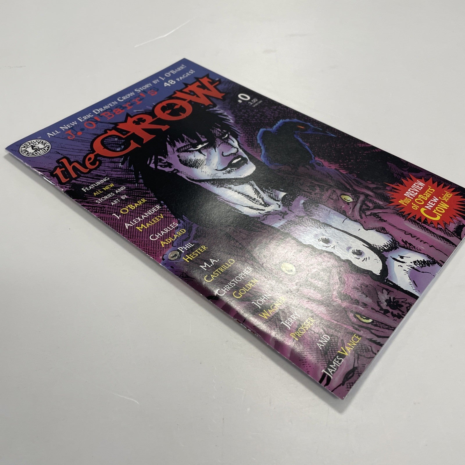 The Crow #0 1998 FN J O'Barr Kitchen Sink Comix3