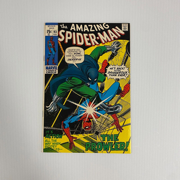 Amazing Spider-Man #93 1971 NM- Cent Copy 1st App Arthur Stacy Prowler