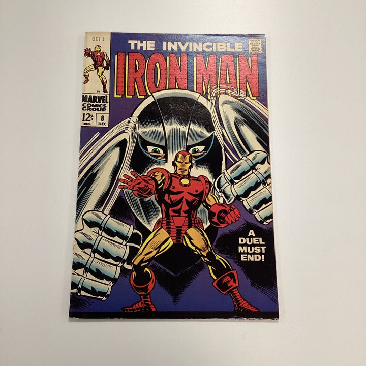 Iron Man #8 1968 VG/FN Pence Stamp *See Description