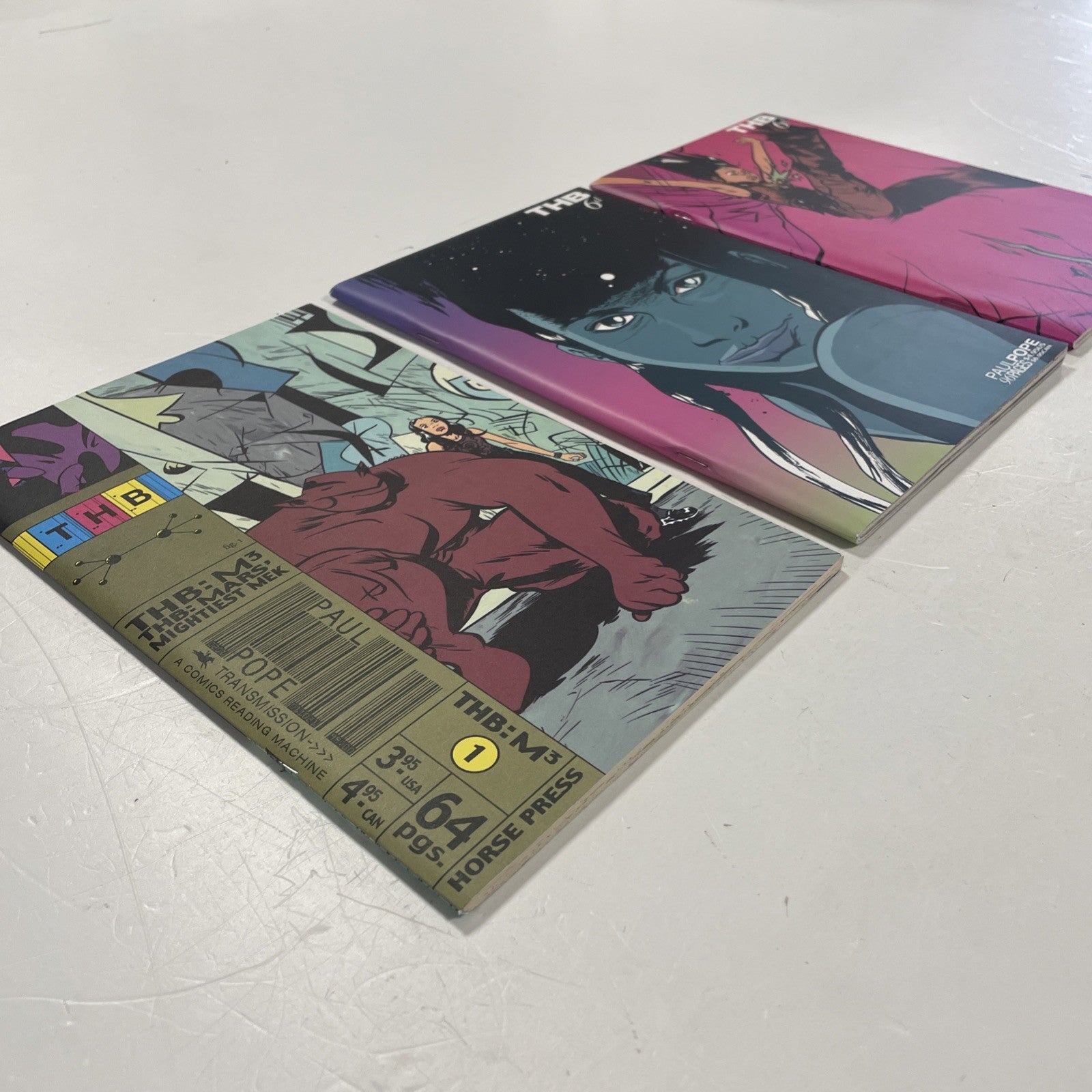 THB: M3 Mars Mightiest Mek & 6a, 6d Paul Pope 2000 Horse Press4