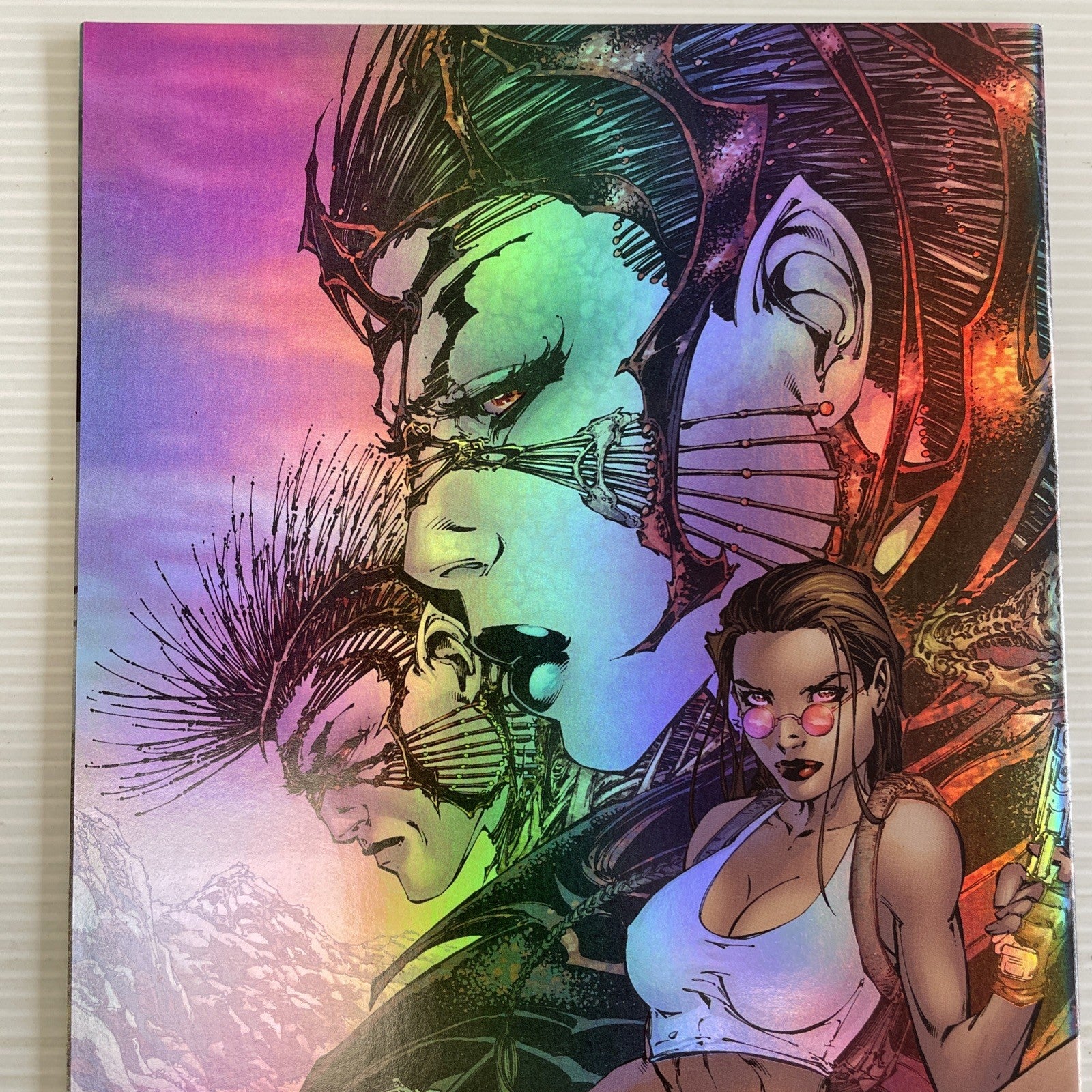 Fathom #12 2000 VF/NM Holochrome Foil Wraparound Variant Michael Turner's5