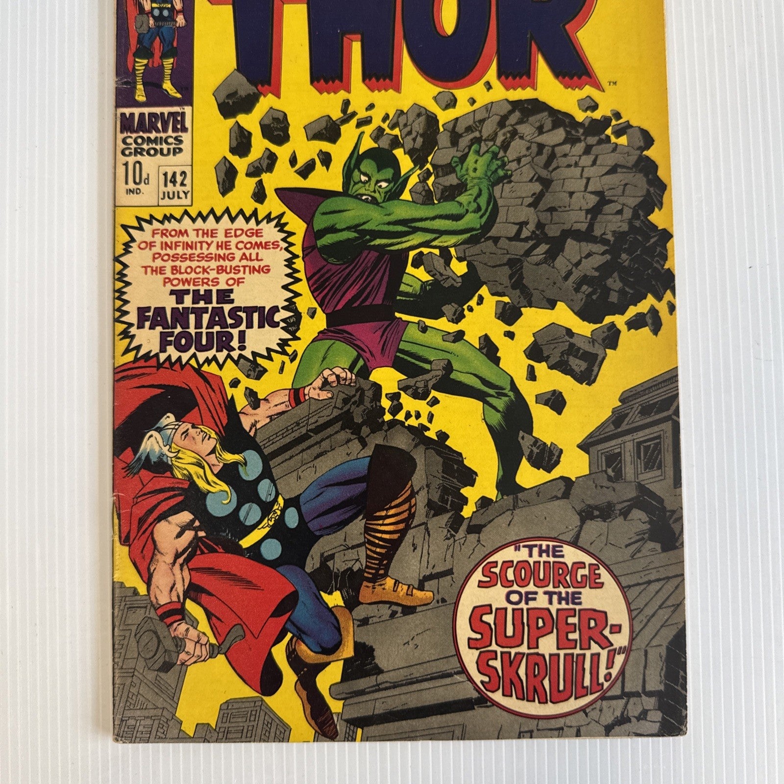 The Mighty Thor #142 1967 FN Pence Copy2