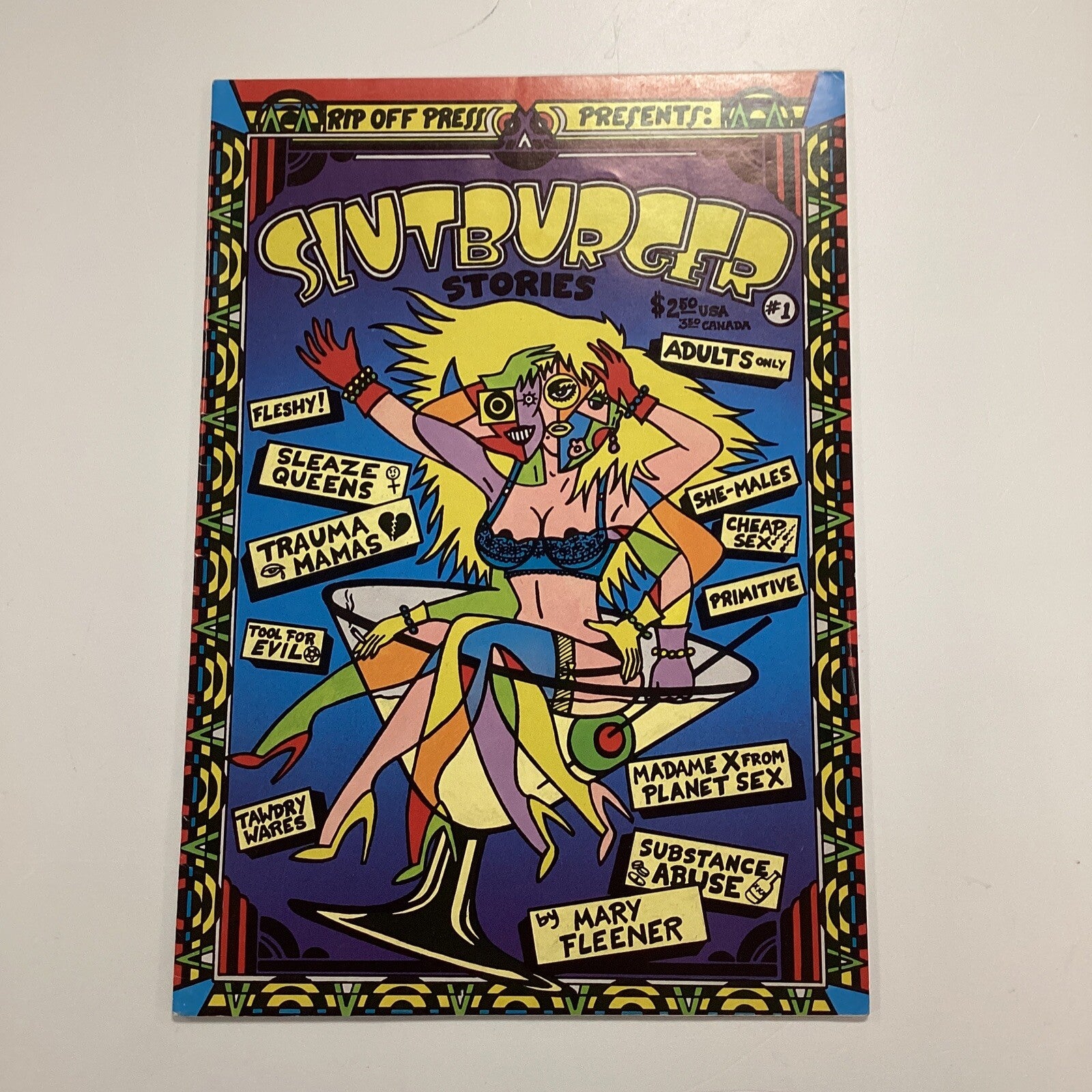 Slutburger #1 1992 FN/VF Rip Off Press0