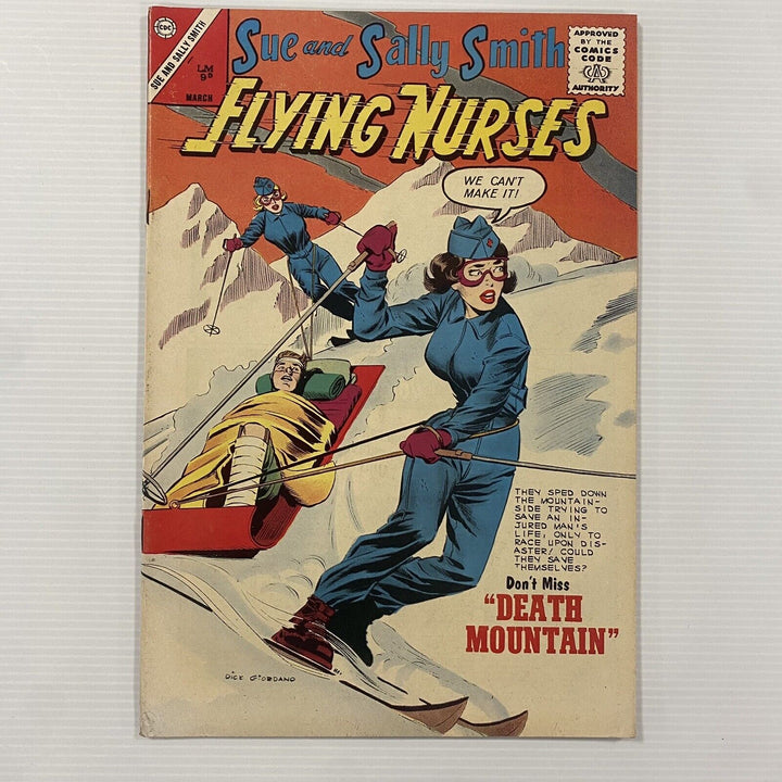 Sue and Sally Smith Flying Nurses 1962 #50 VG+ Pence copy **Rusted staples**