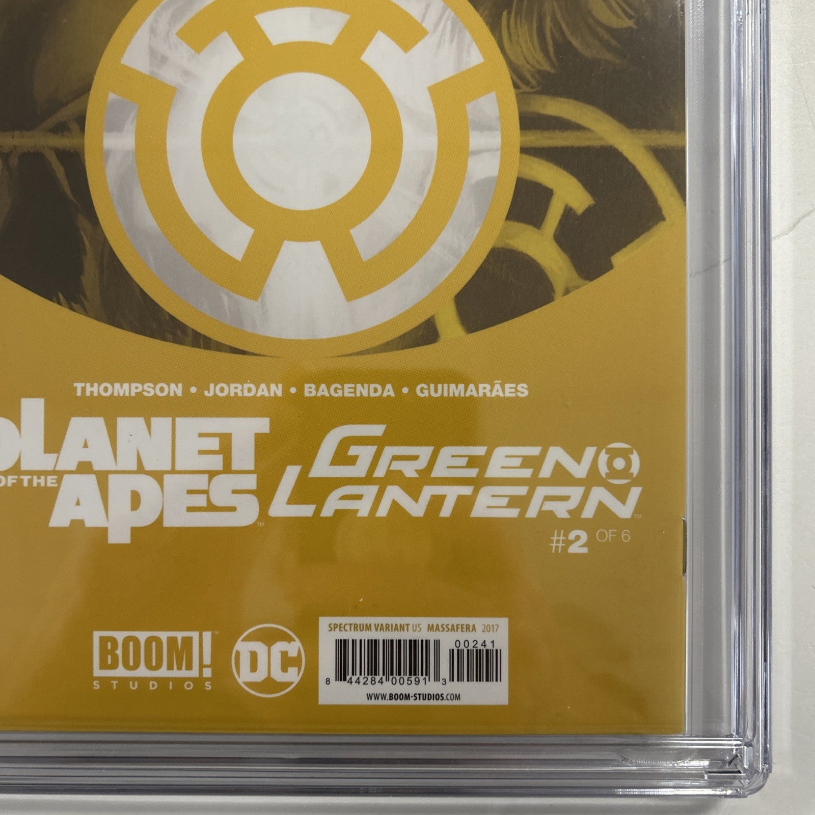 Planet of the Apes/Green Lantern #2 2017 CGC 9.8 Massafera 1:40 Virgin Variant15