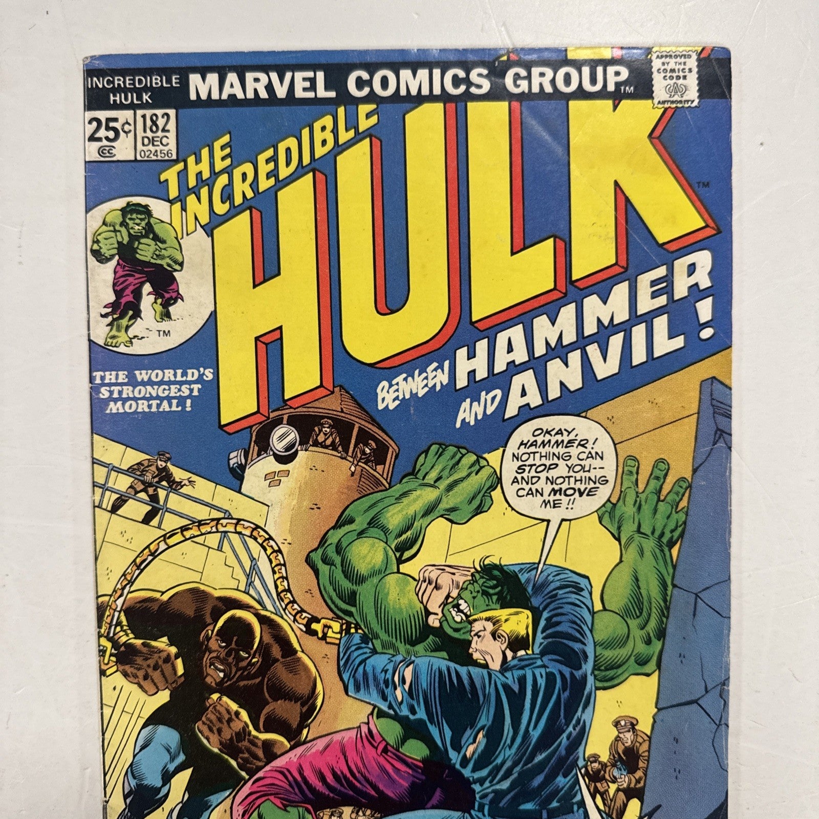 Hulk #182 1974 VG/FN 2nd full Appearance of Wolverine1