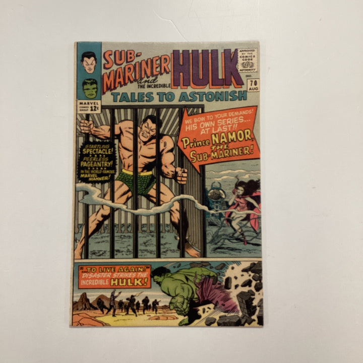 Tales To Astonish #70 1965 VG/FN Sub-mariner Solo Stories Start0