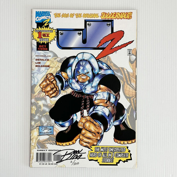 Juggernaut 2 #1 1998 Signed Ron Lim  COA Dynamic Forces