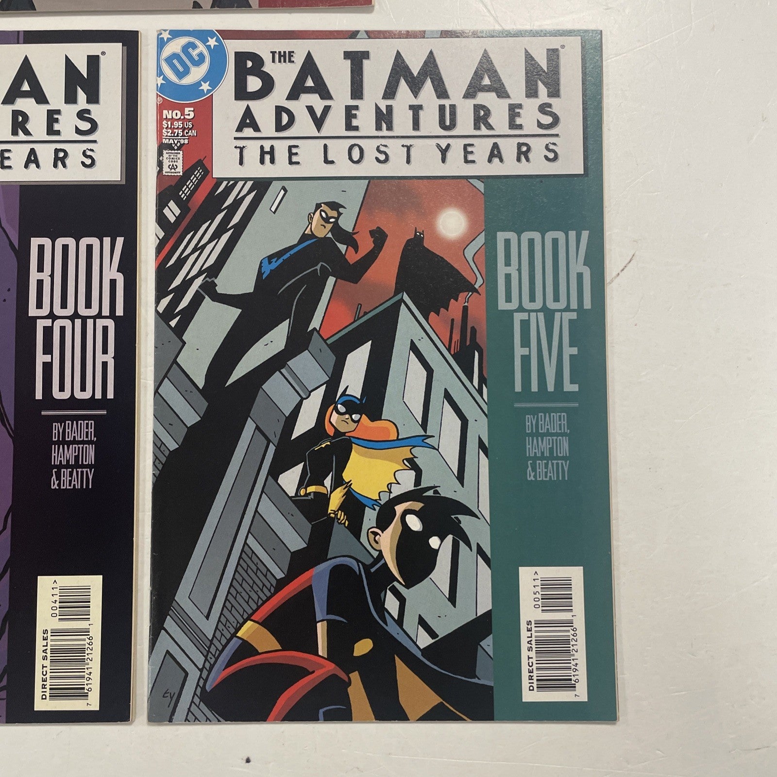 Batman Adventures The Lost Years #1-5 1998 Mid Grades Complete Set5