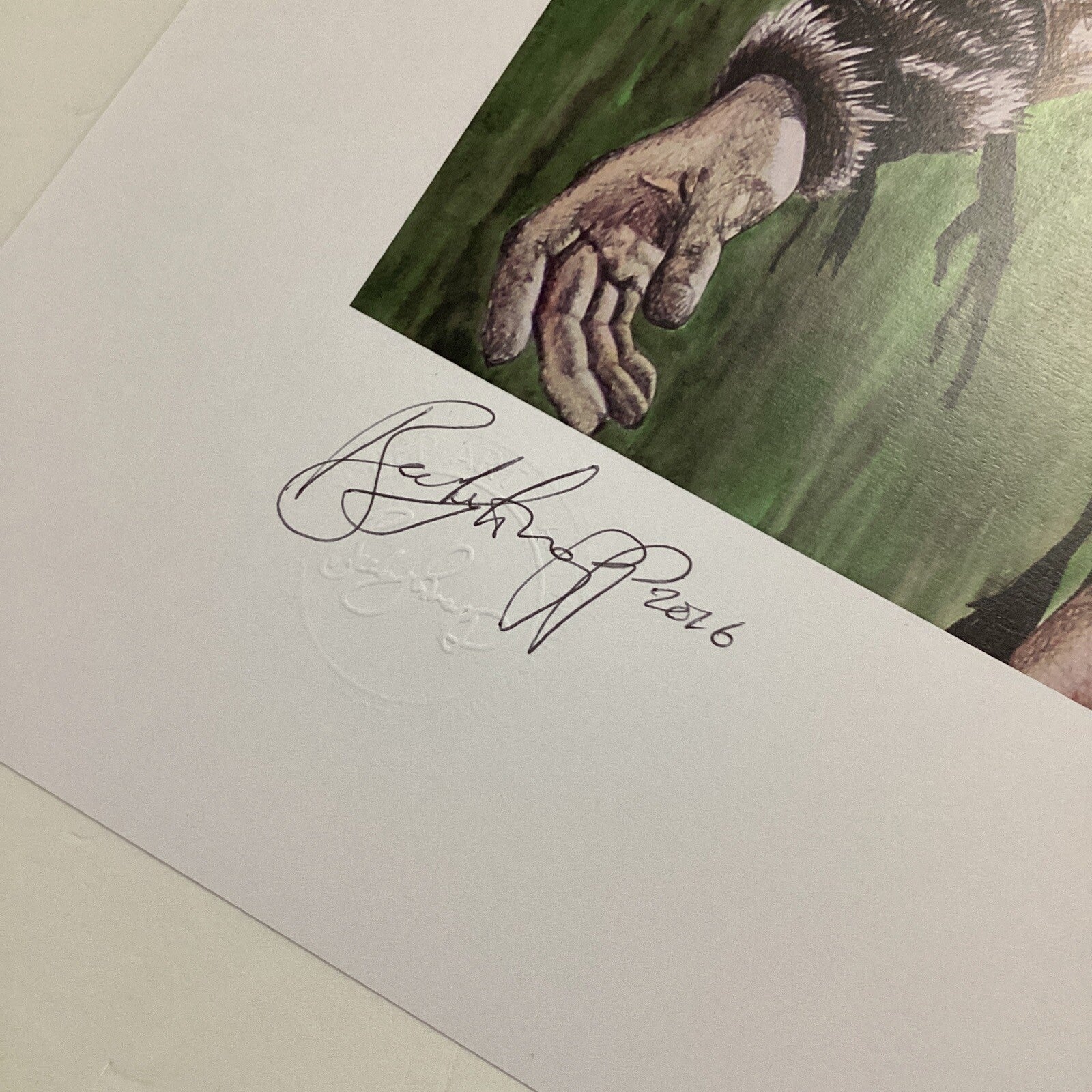 Xena Signed Art Print by Becky Knapp7
