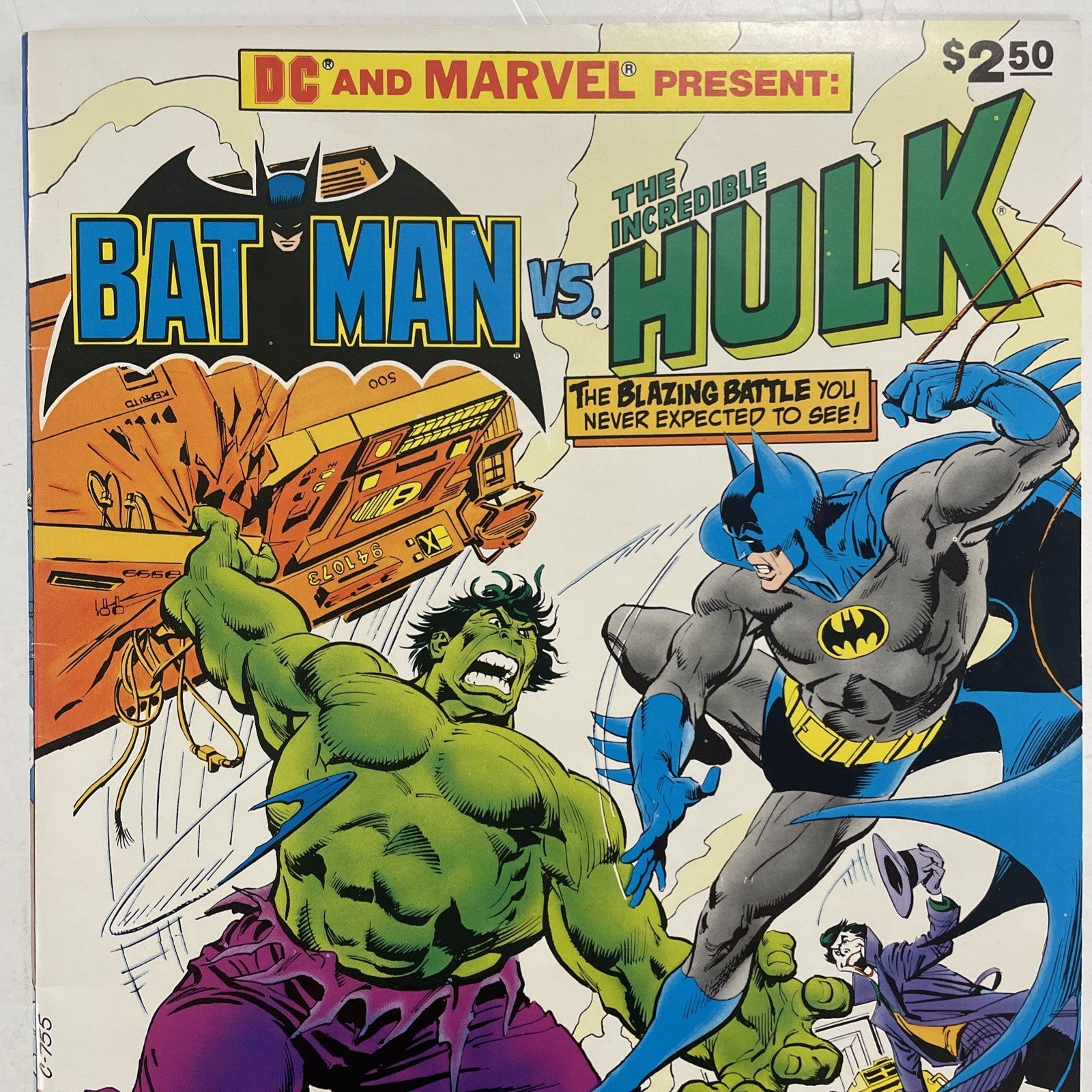 Batman Vs The Incredible Hulk Treasury Edition 1981 DC & Marvel Special1