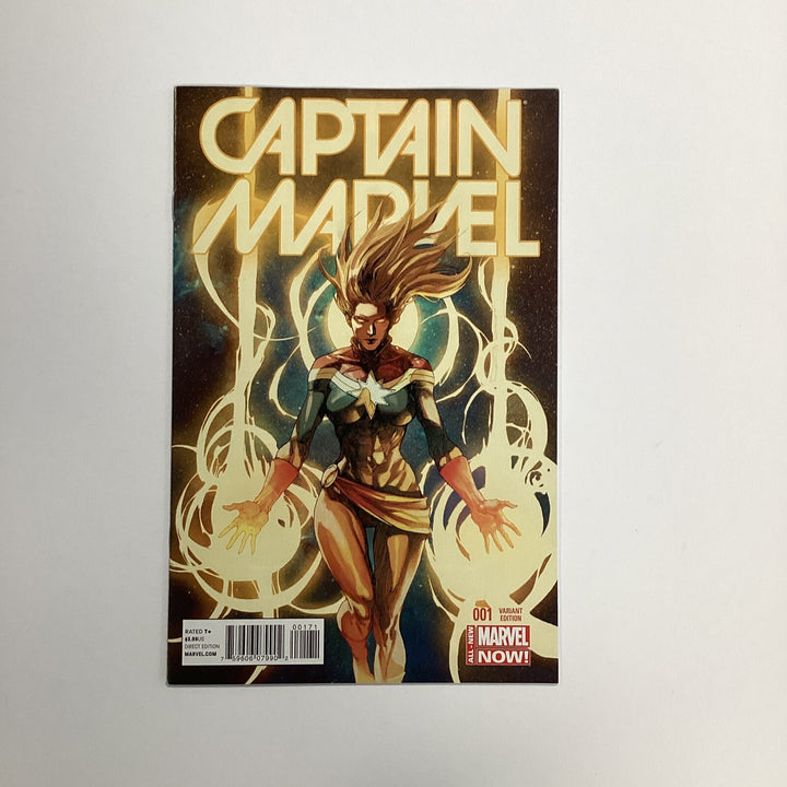 Captain Marvel #1 2014 NM- 1st App Of Bee Leinil Francis Yu Variant0