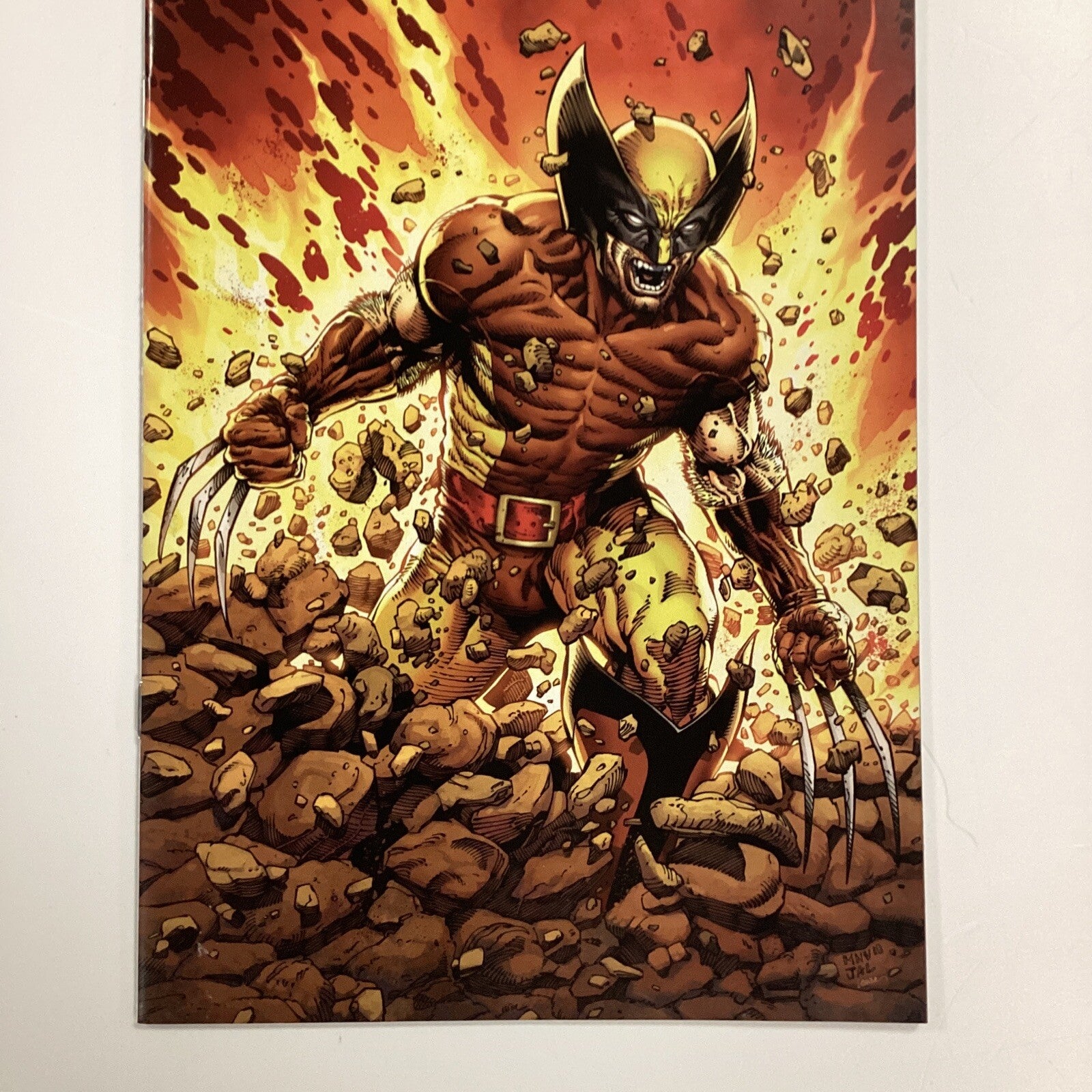 Return Of Wolverine #1 2018 NM Mcniven 1:300 Brown Costume Virgin Variant (2)2