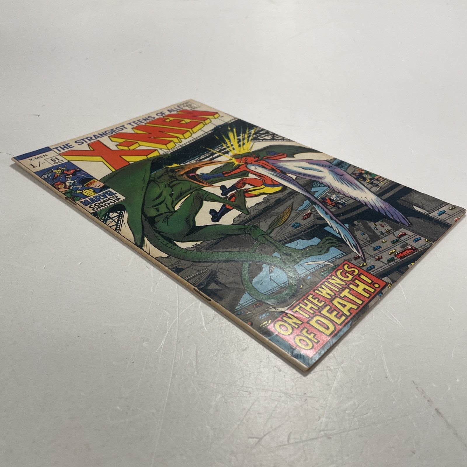 X-Men #61 1969 VG+ 2nd app of Sauron Neal Adams Pence Copy3