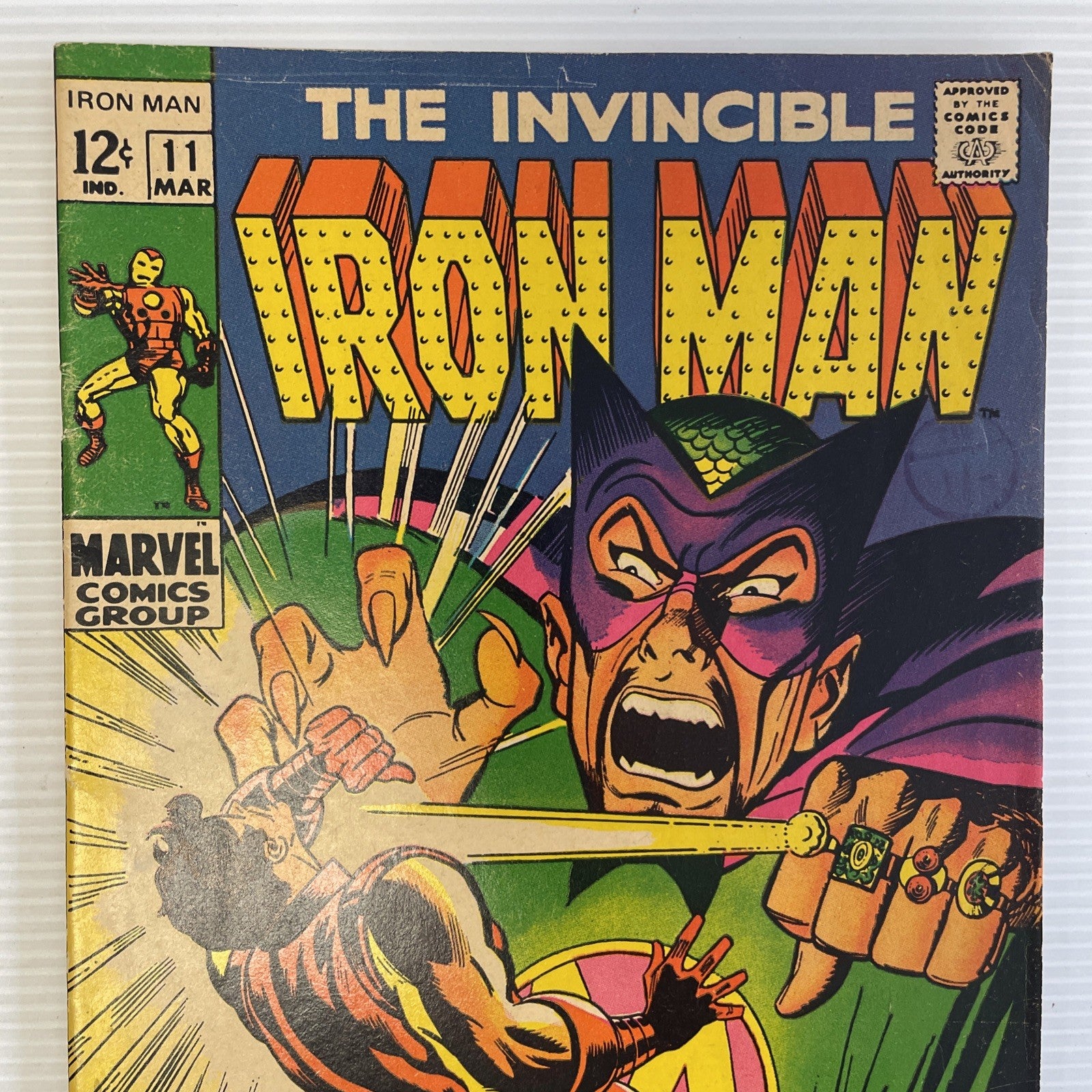 Iron Man #11 1969 VG/FN Pence Stamp1