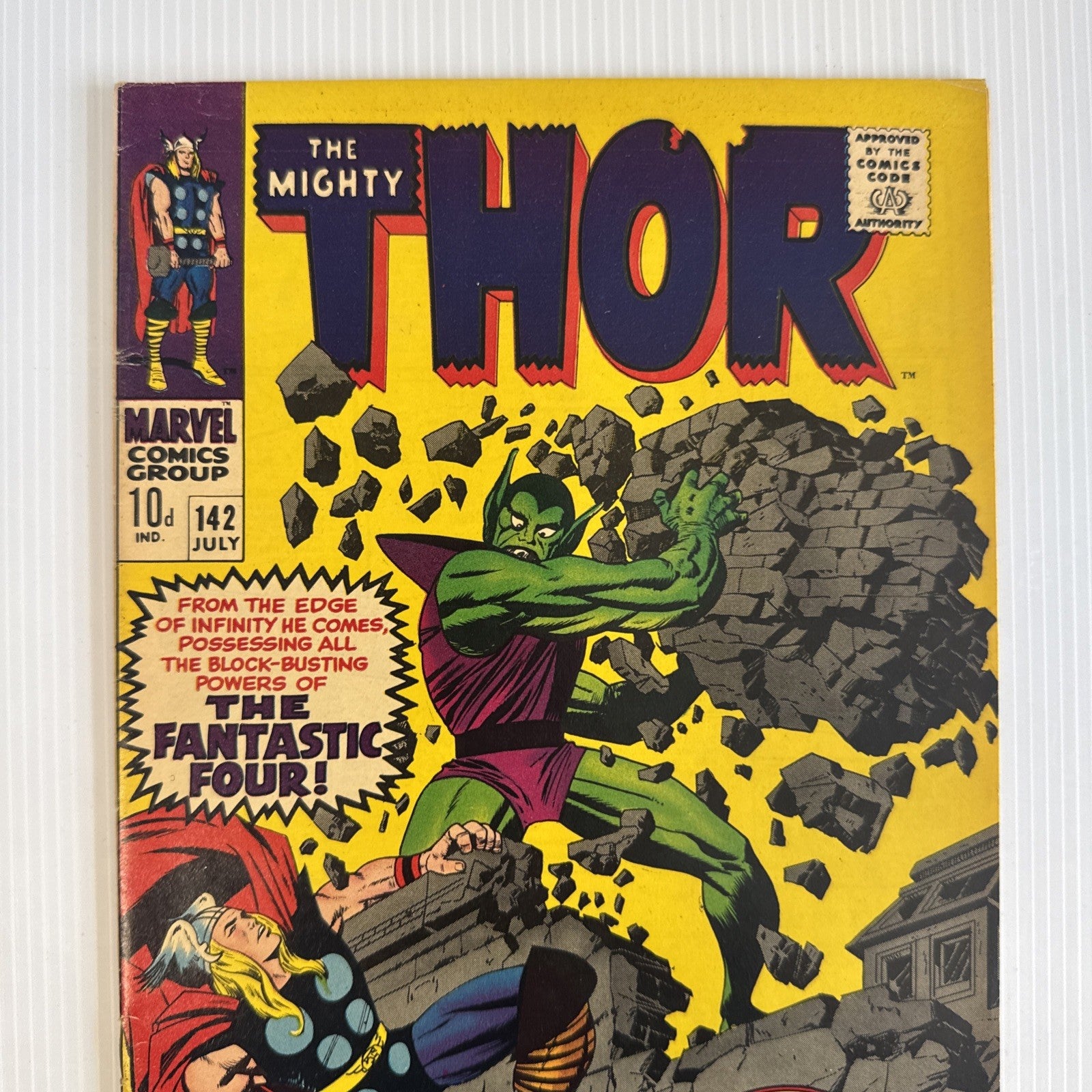The Mighty Thor #142 1967 FN Pence Copy1