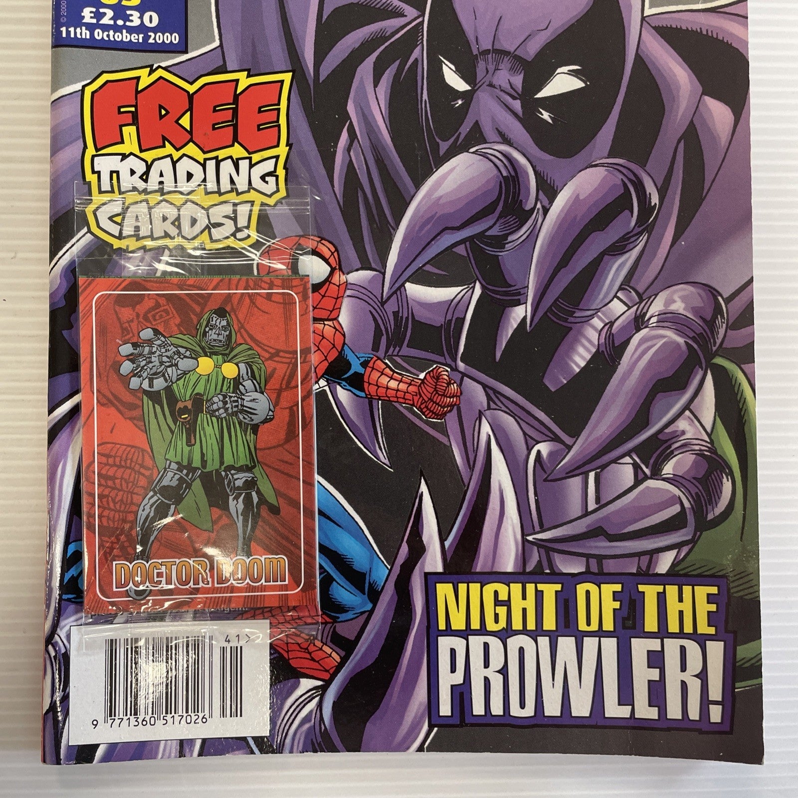 Astonishing Spider-Man #65 2000 VF- UK Marvel Panini Inc. Free Gift Card2