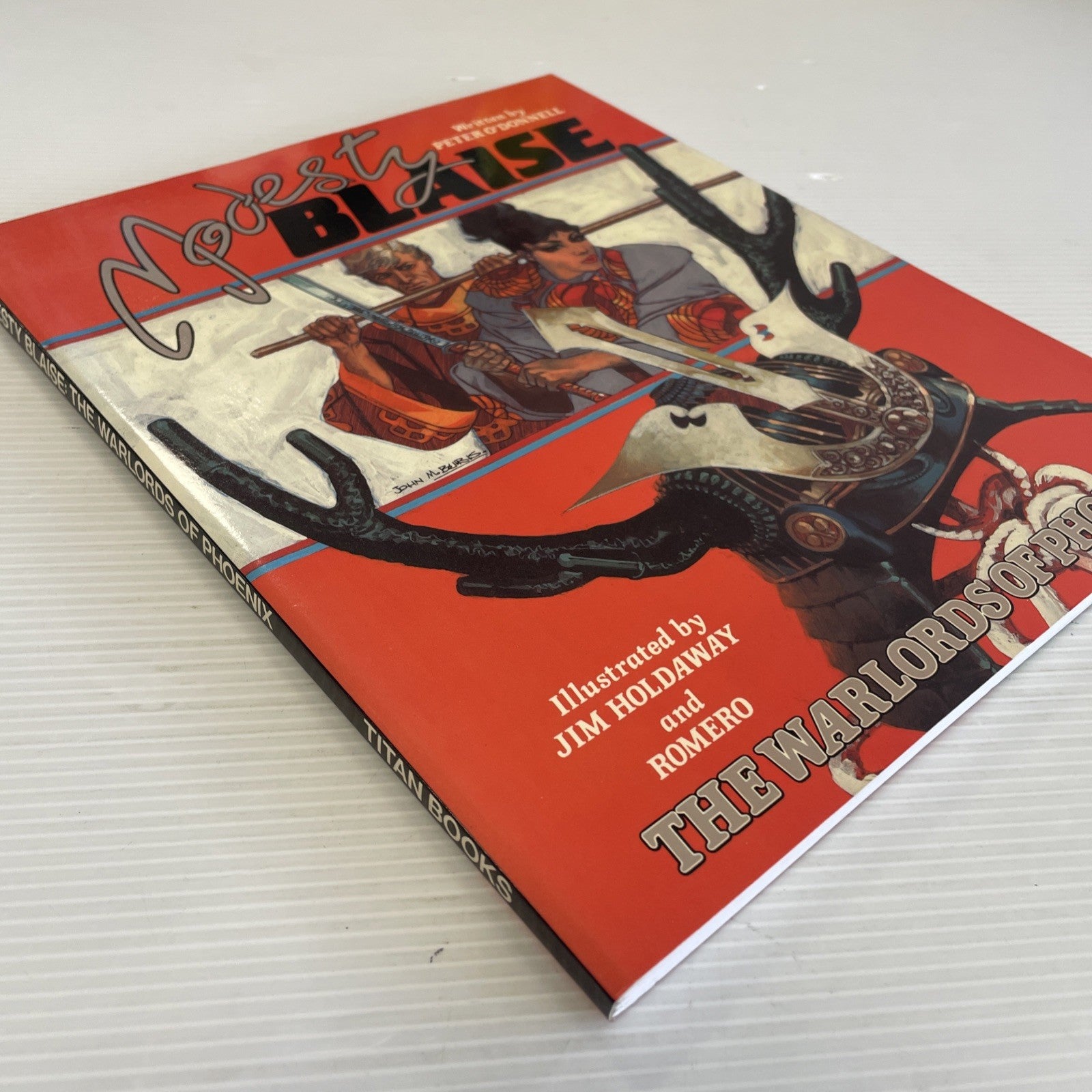 Modesty Blaise: The Warlords of Phoenix Titan Books 1986 Graphic Novel3